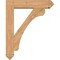 Ekena Millwork Legacy Arts and Crafts Smooth Bracket w/ Offset Brace, Western Red Cedar, 7 1/2"W x 34"D x 42"H BKT0806X34X42LEC03SWR - alternate 4